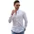 Camisa Masculina Gola Padre Social Casual Linho Algodão Manga Curta Longa Moda Luxo na internet
