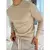 BLUSA SUÉTER DE TRICO LÃ MASCULINO LISA GOLA REDONDA MANGA LONGA INVERNO 2025 - comprar online