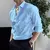 Camisa Social Masculina Manga Longa Lisa Com Botão Blusa Social Importado Confortável