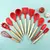 Utensílios De Cozinha De Silicone - Cabo De Madeira - loja online