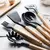 Utensílios De Cozinha De Silicone - Cabo De Madeira na internet