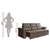 Sofá Retrátil 3 Lugares 2,10m York Suede Marrom - comprar online