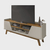 Rack Para TV Até 65 Polegadas 2 Portas 3 Nichos Decor