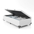 Cama Box Baú Solteiro - 44x88x188cm - Couro Branco - Biasa