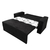 Sofá-Cama 2 Lugares Pratik 5000 Cinza Floral Preto na internet