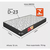 Colchão Castor Premium Tecnopedic Solteiro 88x188x30 - comprar online