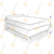 Cama Box Casal + Colchão De Espuma D33 - Sleep Max 138x188x53cm Preto na internet