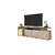 Bancada Para Tv Sala Columbus Caemmun - Buriti/ Off White - loja online