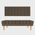 Kit Cabeceira Painel Solteiro + Banco Calçadeira Estofado Jade 90cm Suede Marrom -
