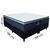 Cama Box Casal Queen Colchão Molas Ensacadas Pillow Top Maximus 158x198x67cm Cinza / Preto - Suporta até 120Kg por na internet