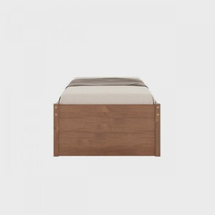 Cama Solteiro 2 Gavetas Madeira Maciça Beauty - loja online