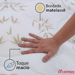 Colchão Casal 100% Espuma Dupla Face Antialérgico 138x188x22cm - loja online