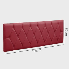 Cabeceira Estofada Suspenso Sophia Capitonê Casal Queen Size 160 cm para Cama Box - comprar online