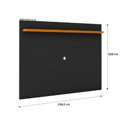 Imagem do Rack ripado 2 Portas com Painel para TV 50 Polegadas Astúrias 136cm