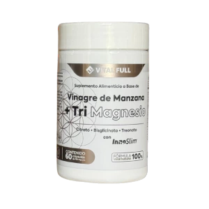 VITAL FULL - Vinagre de Manzana , Tri Magnesio con INNOSLIM 60 CAPS