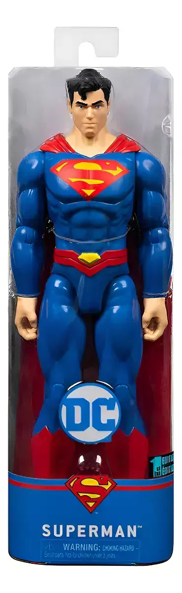 Boneco Articulado Dc Superman 30 Cm Liga Da Justiça Sunny