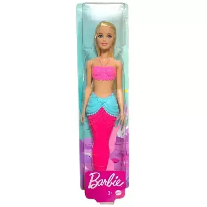 Barbie Fantasy Sereia Básica Dreamtopia Magia e Diversão - Mattel