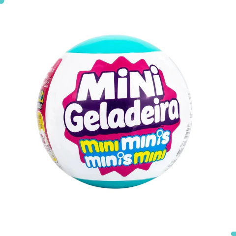 Bola Surpresa Com Acessórios Para Mini Geladeira Mini Brands⁸