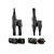 Conector MC4T-2 - Macho + Hembra - Importados Ron