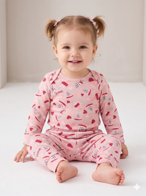 CONJUNTO TÉRMICO BEBÊ PELE PESSÊGO