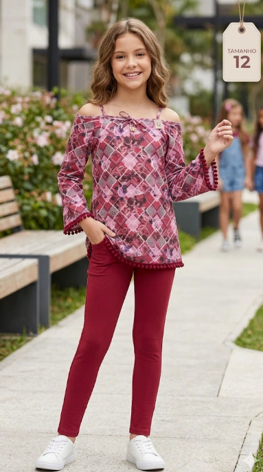 CONJUNTO MINI VEST COM LEGGING
