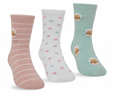 KIT 3 PARES MEIA SELENE