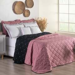 Kit Cobre Leito Dupla Face Casal King Bordado Renove Hipercal 400 Fios (3310) - Metralhas Chic