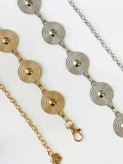 Cinto Feminino Corrente Medalha Laura Ref. 1167