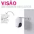Soporte para pared Quina Compatible con cámara electrónica Nanny Intelbras IM4 - Sorriso seguro