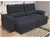 Sofá retráctil de ante, sillón reclinable, Hannover, 4 plazas - loja online