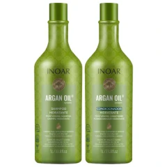 Inoar Kit Argan Oil Shampoo + Condicionador 1l