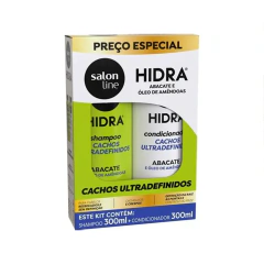 Salon Line Kit Hidra Cachos Ultra Definidos Sha + Con 300ml