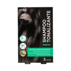 Kiss Shampoo Tonalizante Cor Preto