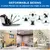 Luz de garagem Led com 3/5/10 painéis luz de teto e27/e26 lâmpada led noite pa na internet