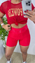 Short brocado empina un ESCOLHA CORES