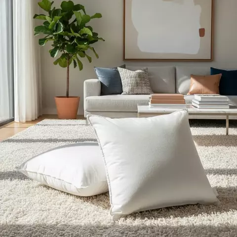 Almofada Brambila 45x45 Cm Fibra Silicone - Clássica