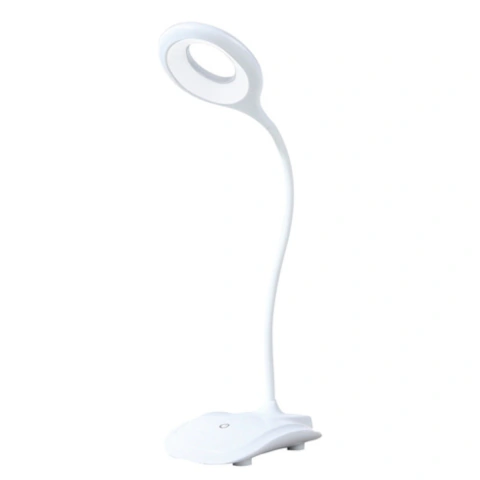 Luminária de Mesa LED Ring Light 5W Touch Dimerizável 3 Tons USB Recarregável Bivolt IM05317 Empalux
