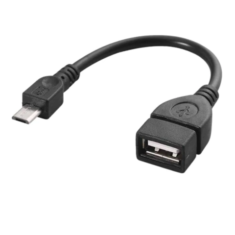Cabo Adaptador OTG Micro USB V8 Macho para USB Fêmea It-Blue LE-0152 Preto
