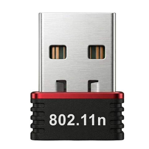 Mini Adaptador Sem Fio Wifi Usb 2.0 150MbPs 802.11 2.4Ghz MWI-002 Tomate