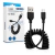 Cabo De Dados Carregamento Rápido USB x Type C 3.1A Espiralado LE-861C IT-Blue