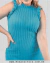 Vestido Canelado Midi Com Babado na Manga - monaco chick