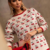 Blusa Feminina Tricot com Detalhes Cereja – Manga Longa | Monaco Chick - loja online