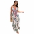 Vestido Feminino Longo Estampado com Bojo Decote V Inspiração Farm Tendência na internet