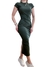 Vestido Feminino Midi Muscle Tee com Fenda – Monaco Chick
