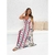 Vestido Feminino Longo Estampado com Bojo Decote V Inspiração Farm Tendência na internet
