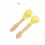 CUCHARA Y TENEDOR DE SILICONA CON MANGO DE MADERA - comprar online