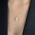 Colar Dourado de Zircônia em Formato de Coração - comprar online