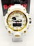 G-Shock Mudmaster Branco/Dourado - Linha Gold a prova d'agua
