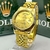 Relógio Rolex DateJust Dourado DTA prova dagua - comprar online