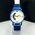 Relogio Rolex oyster pulseira de imã azul a prova dagua